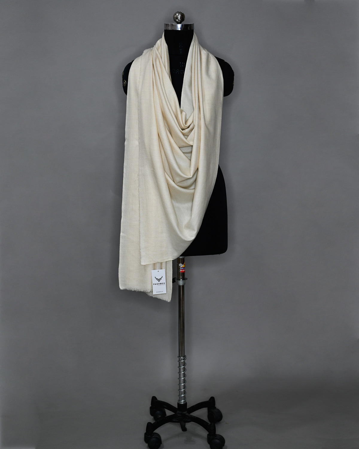 Hand Loomed OffWhite Pashmina